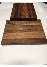 Resim Masif Ahşap Ceviz Kesme Tahtası - 4 Cm Kalınlık 