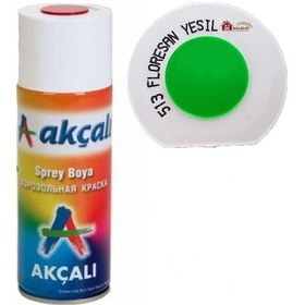 Resim Akçalı Sprey Boya 400 Ml 513 Florasan Yeşil 