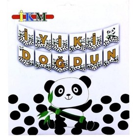 Resim Panda İyi Ki Doğdun Banner Tüm Yaşlar 