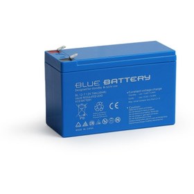 Resim Blue Battery 12 Volt 7 Amper Bakımsız Kuru Akü , Ups Aküsü 
