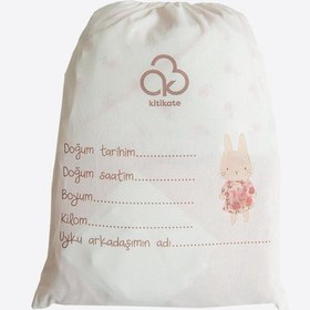 Resim Kitikate Organik Lovely Flowers 12'li Hastane Çıkış Seti Pembe Pembe 