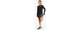 Resim Nike Dri-Fit Pacer Uzun Kollu Siyah Kadın Koşu Üstü 