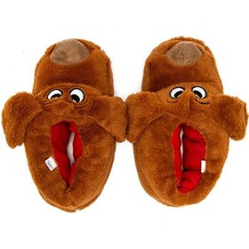 Resim Karamel Kadın, Garson Boy Hayvanlı Panduf Kahverengi 36/41 Kahve 