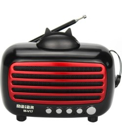 Resim Meier M-V17Bt Bluetooth+Usb+Sd Nostaljik Radyo 