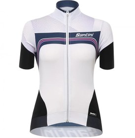 Resim Santini FS95475QUEEN Kısa Kol Kadın Forma Beyaz 3XL / Bisiklet 