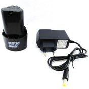 Resim OEM 12 V 1.5 Ah Akülü Vidalama Şarj Edilebilir Li-on Pil Seti Lion 