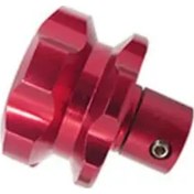 Resim Hightower Evrensel Elektrikli Anahtar Başlığı Yuvarlak Kırmızı Motor Bisiklet Elektrikli Anahtar Başlığı 