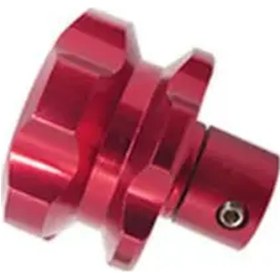 Resim Hightower Evrensel Elektrikli Anahtar Başlığı Yuvarlak Kırmızı Motor Bisiklet Elektrikli Anahtar Başlığı 