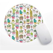 Resim Kaktüs Desenli Mouse Pad 