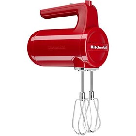 Resim KitchenAid 5KHMB732EER Kablosuz Şarjlı Kırmızı El Mikseri KitchenAid