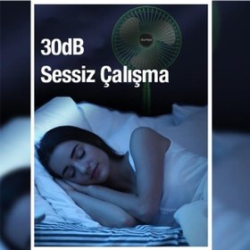 Resim Polham 1200mah Ultra Ferahlatıcı Masaüstü Vantilatör, Katlanabilir, Portatif, Taşınabilir Hafif Fan 