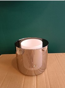 Resim Füme Rengi Çiftli Avize Camı Füme 