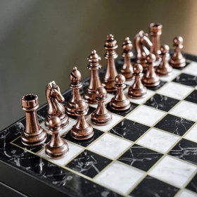 Resim Lüks Büyük Boy Klasik Satranç Seti Ahşap Satranç, Hediyelik Satranç Seti - Büyük Boy 36 x 36 x 6 cm 