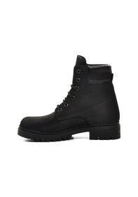 Resim Ayakmod 90001-9 Siyah Nubuk İçi Polarlı Hakiki Deri Unisex Bot 001 