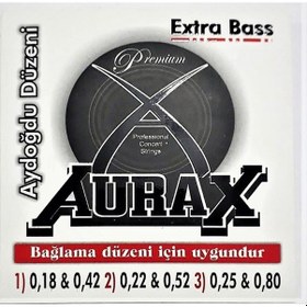 Resim Aurax Ax-18P Saz Teli Profesyonel 0.18 Kısa Sap Extra Bass 