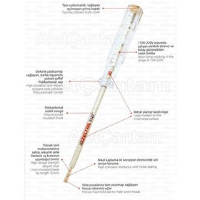 Resim İzeltaş Elektrik Kontrol Kalemi Düz Uçlu Kisa Boy 135 MM 