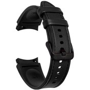 Resim 20mm Silikon Ve Deri Kayış Samsung Uyumlu Galaxy İzle 6/5/4 40mm 44mm Akıllı Saat Bandı Galaxy İzle 6 Klasik 43mm 47mm - Mavi 