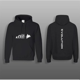Resim Evolation Siyah Sweatshirt Modeli 