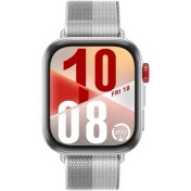 Resim Huawei Watch Fit 4 Gri Sportif Örgü Kayış Akıllı Saat 