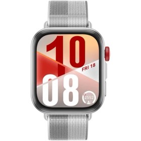 Resim Huawei Watch Fit 4 Gri Sportif Örgü Kayış Akıllı Saat 