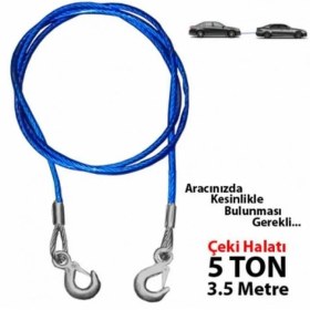 Resim Çeki Halatı Çelik 5 Ton Kalın 