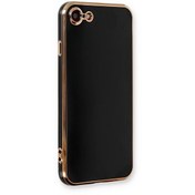 Resim Apple Iphone 8 Kılıf Olive Plated Siyah Microsonic