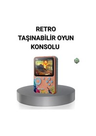Resim Bfs Retro Taşınabilir Oyun Konsolu 500 Klasik Oyunlu, 3.0 İnç Renkli Ekran 