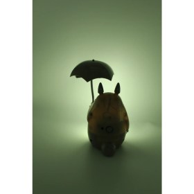Resim Goldhouse Yaratıcı Karikatür Totoro Dekorasyon Masa Lambası USB Şarj Edilebilir LED Lamba 