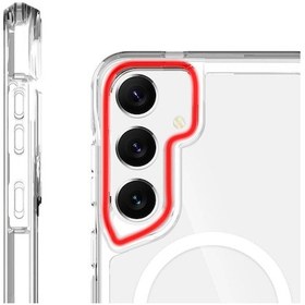 Resim Galaxy S24 Plus Uyumlu Kılıf Zore Magsafe Şarj Özellikli T-max Magsafe Kapak-renksiz Renksiz 