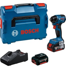 Resim Bosch Gdr 18V-220 C 2X4.0AH Çift Akülü Darbeli Somun Sıkma Makinesi 