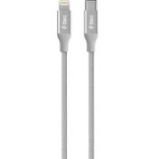 Resim Ttec Alumicable USB-C Lightning Hızlı Şarj Kablosu 150CM Gümüş 