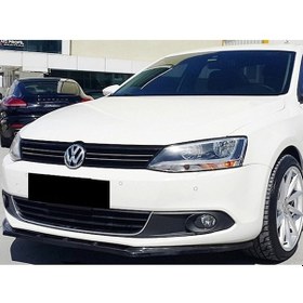 Resim Vw Jetta Mk6 Basic Ön Tampon Lip Piona Black 2010 - 2018 