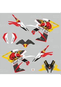 Resim Bajaj Pulsar Rs 200 Road Bull Sticker Set 