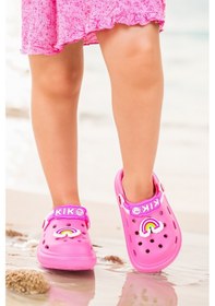 Resim Kiko Kids Twg 755-1 Plaj Havuz Eva Kız Çocuk Terlik Pembe 