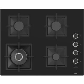 Resim Ferre Sc405-wfa Flameart Siyah Bğz. Döküm Izg. 65 Cm Cam Ocak 