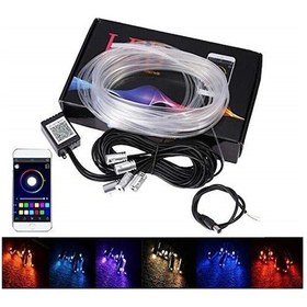 Resim Araç Içi Atmosfer Ambiyans Led Neon Ip Led Rgb App Kontrollü 