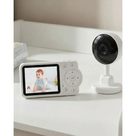 Resim HERŞEYBURDAMODA Yakınlaştırma Özellikli Gece Görüşlü Bebek Izleme Kamerası 