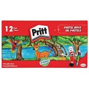 Resim Pritt Pastel Boya 12 Renk Karton Kutu 