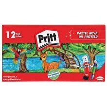 Resim Pritt Pastel Boya 12 Renk Karton Kutu 