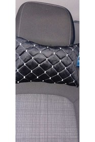Resim Genel Markalar BMW 4 Serisi F33 2014 ve Sonrası -Cabrio boyun Yastığı TAY TÜYÜ GRİ DİKİŞ 2AD. 