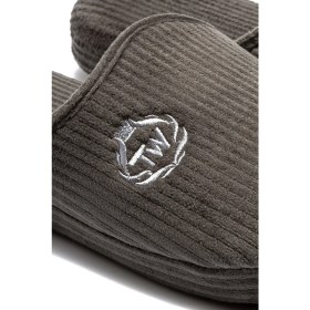 Resim Twigy Muted Erkek Ev Terliği Gri 41/46 