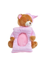 Resim Peluş Çerçeveli Ayı 25 Cm Pembe 