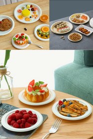 Resim Özkan Ambalaj Temizlik Çapı 17 Cm Küçük Boy Yuvarlak Köpük Tabak 100 Adet 