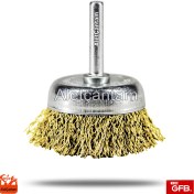 Resim Gfb Matkap Tel Fırça Pimli Çanak Fırça 50mm 