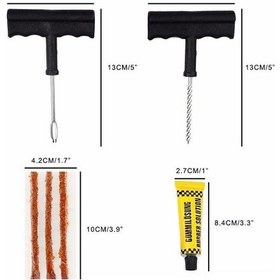 Resim River World 6 Parça Araba Motorsiklet Otomobil Bisiklet Lastik Tamir Kiti Seti 