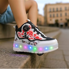 Resim sepona PATENLİ IŞIKLI SPOR AYAKKABISI 4 TEKERLEKLİ PATEN – ON/OFF Tuşlu 