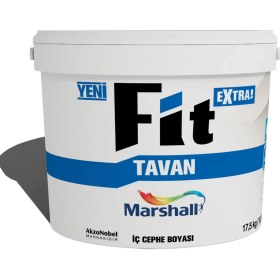 Resim Marshall Fit Extra Tavan Boyası 10 kg Beyaz 