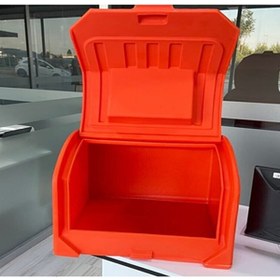 Resim MKG Mondial 100 Ritmica Motosiklet Servis Çantası Turuncu 90 Lt Pizza Servis Arka Bagaj 