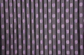 Resim PUANLI MODEL LİLA RENK HAZIR İP PERDE 300 * 280 cm 