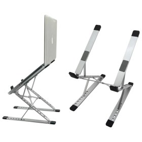 Resim Braventa Collection Kaliteli Tok Alüminyum Dizüstü Bilgisayar Notebook Standı Yüksekliği Ayarlanabilir 30CM Maksimum Yük 